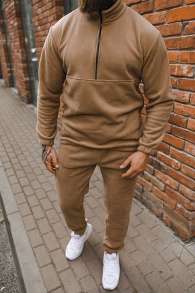 Костюм плюш бежевий M XL | Зображення 2