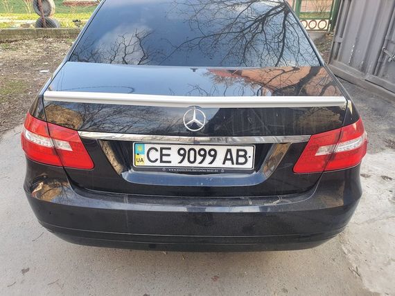 Спойлер (ABS, під фарбування) для Mercedes E-сlass W212 2009-2016рр | Зображення 1