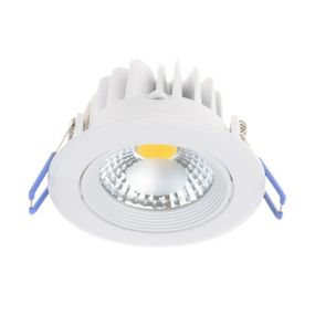 Світильник стельовий LED врізний LED-170/5W WW WH