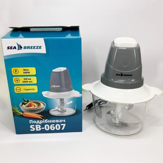 Блендер с двумя режимами скорости SeaBreeze SB-0607, Блендер для кухни с мерным стаканом ZL-10 | Зображення 7