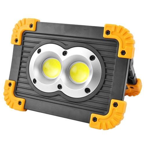 Светодиодные переносные прожекторы X-Balog L802-20W-2COB+1W, Светодиодный аккумуляторный BP-685 led фонарь | Зображення 4