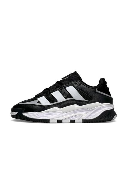 Чоловічі кросівки A-dida-s Niteball Black White Leather M, В'єтнам 44 28.5 см | Зображення 3
