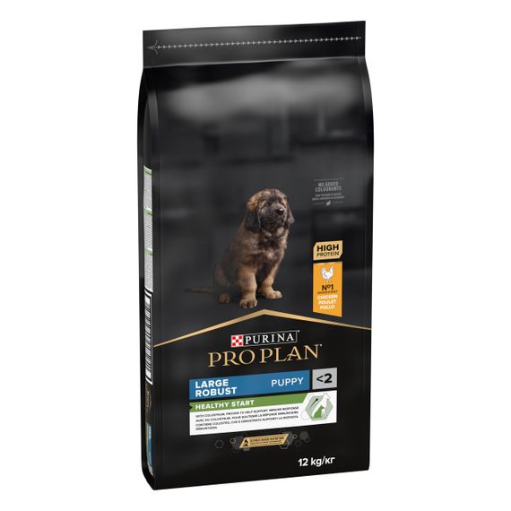 Сухой корм для щенков крупных пород с курицей Purina Pro Plan Puppy Large Robust Healthy Start 12 кг | Зображення 1
