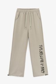 Спортивні штани з принтом для хлопчика Lizi 263 164 см Бежевий shop (2000990897565)