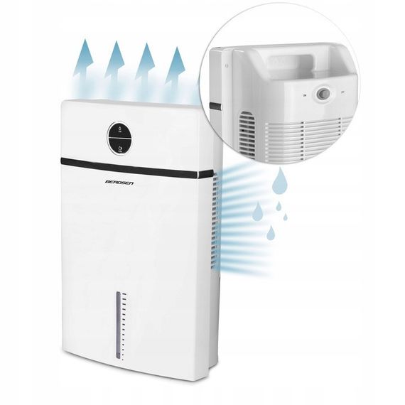 Осушувач повітря Berdsen BR-20C термоелектричний 600 мл/добу, 2 л, білий | Зображення 5