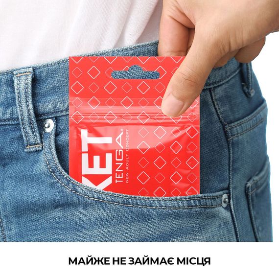 Мастурбатор TENGA Pocket Block Edge | Зображення 3