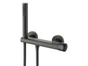 Змішувач для душу серії KEYS, латунь ,графітовий AIM,DG01740 gun grey