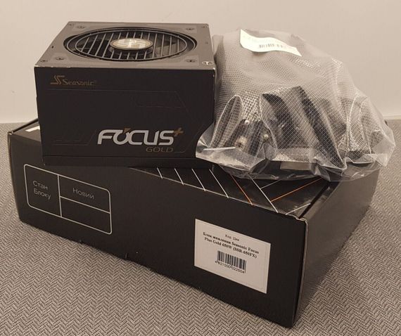 Блок питания Seasonic Focus Plus Gold 650W (SSR-650FX) / 650W / 24+4(4)+4(8) pin б/у | Зображення 1