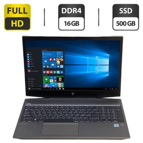 Ноутбук HP ZBook 15v G5 / 15.6" (1920x1080) IPS / Intel Core i5-8300H (4 (8) ядра по 2.3 - 4.0 GHz) / 16 GB DDR4 / 500 GB SSD M.2 / Intel UHD Graphics 630 / WebCam / Windows 10 Pro б/у