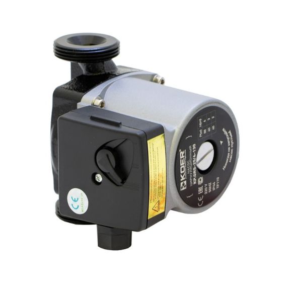 Циркуляційний насос KOER KP.GRS-25/7-130 (з кабелем, без гайок) (KP2796)