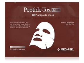 Ампульная лифтинг маска для лица с пептидным комплексом MEDI-PEEL Peptide-Tox Bor Ampoule Mask