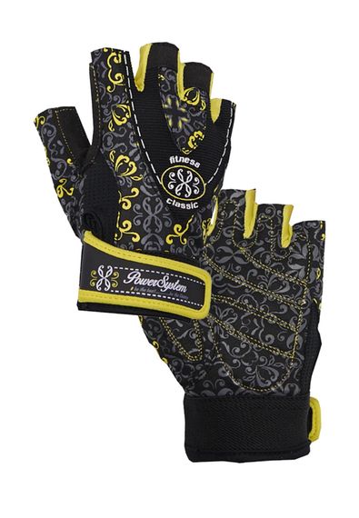 Рукавички для фітнесу Power System PS-2910 Classy Жіночі Yellow XS | Зображення 3