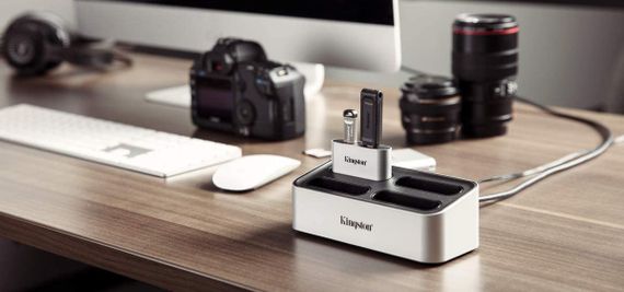 Кардридер Kingston Workflow Station Dock USB 3.2 Gen2 USB-A/C Hub (WFS-U) | Зображення 3