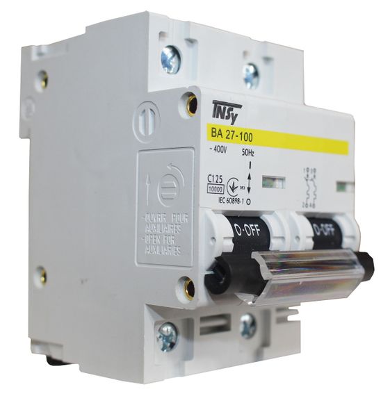 Автоматичний вимикач ВА27-100 2Р 125А 10 кА х-ка C Ny95504848