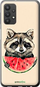 Чохол на Samsung Galaxy A32 A325F Єнотик з кавуном "4605u-2204-2448"
