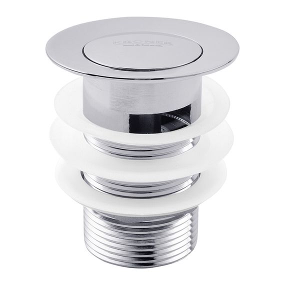 Донний клапан для раковин Kroner KRM - C962-1 1 1/4" з переливом (CV022945)