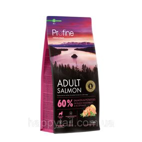 Сухой корм Profine Adult Salmon & Potatoes для собак всех пород, лосось и картофель, 12 кг