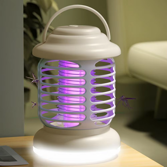 Лампа пастка комарів, знищувач комах для дому та на природі, акумуляторна лампа 1200 мА·год | Зображення 6