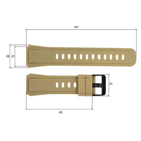 Ремешок для смарт часов K56PRO Khaki | Зображення 2