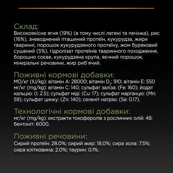Сухой корм для крупных собак с ягненком Purina Pro Plan Large Athletic Sensitive Digestion 14 кг | Зображення 5