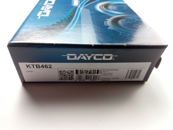 Ремінь ГРМ+ролики ВАЗ 2110 (16 кл.), DAYCO (KTB462) к-т (2112-1006040) | Зображення 1