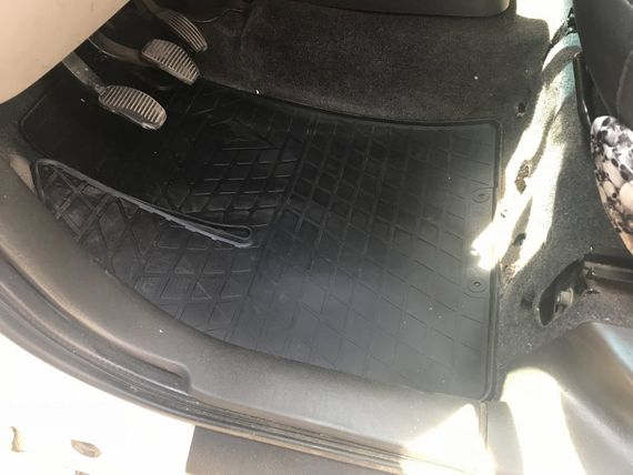 Гумові килимки (Stingray) 2 шт, Premium - без запаху гуми для Fiat Doblo I 2001-2005 рр