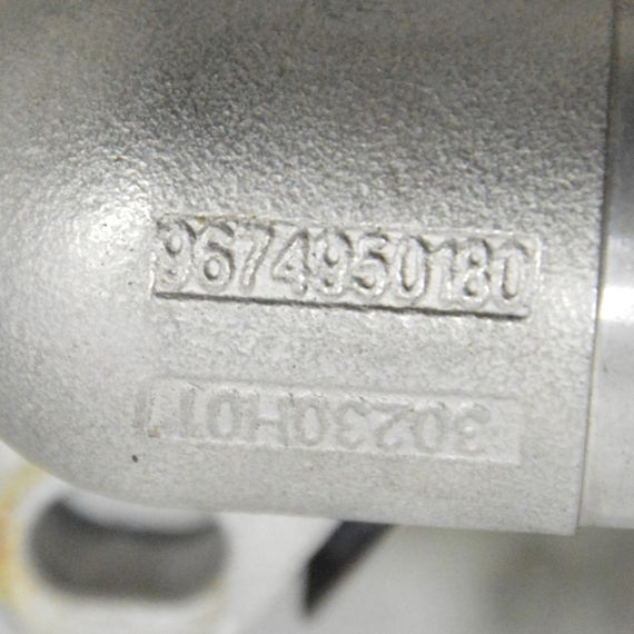 Трубка EGR 1.6 HDI Citroen Berlingo B9 2008-2018 Патрубок рециркуляції відпрацьованих газів Сітроен 9674950180 | Зображення 3