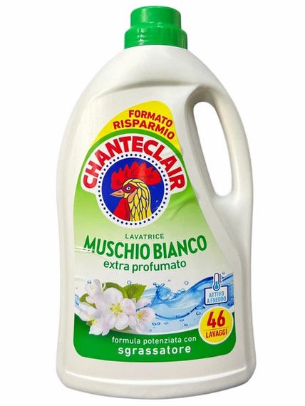 Гель для прання Chanteclair Muschio Bianco (Білий Мускус), 2070 мл, 46 прань