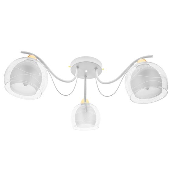 Люстра потолочная в спальню E27 60W WH (LK-629C/3)