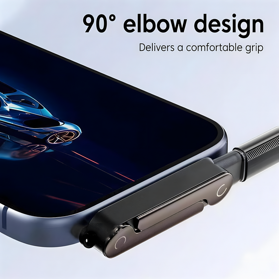 Адаптер перехідник USB Type-C на Type-C 240W зі складаною підставкою black | Зображення 4