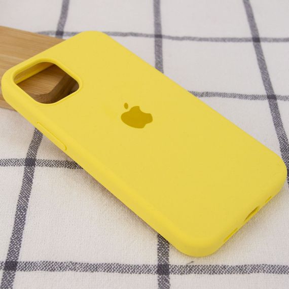 Чохол Silicone Case Full Protective (AA) для Apple iPhone 14 (6.1") Жовтий / Yellow | Зображення 1