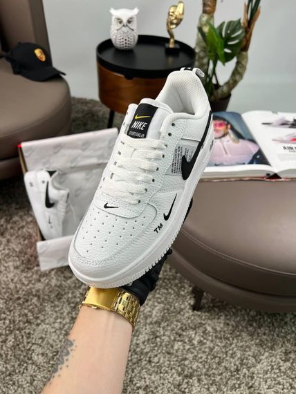 Кросівки Air Force 1 07’ LV8 Utility White Black , В'єтнам 39 25 см | Зображення 5