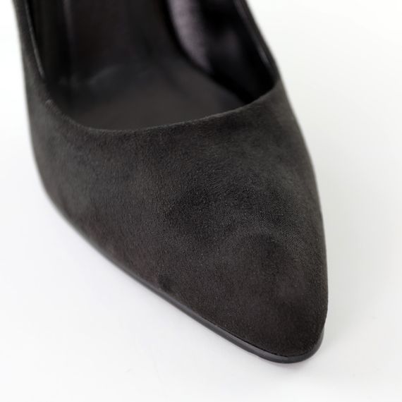 Туфлі човники жіночі 591617 Чорні 35 36 37 38 39 | Зображення 3