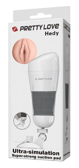 Вагіна-мастурбатор на присосці Pretty Love-Hedy, BM - 00900T49N-3 Sex Aura | Зображення 9