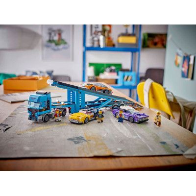 Конструктор LEGO City Грузовик-транспортер со спортивными авто (60408) | Зображення 4