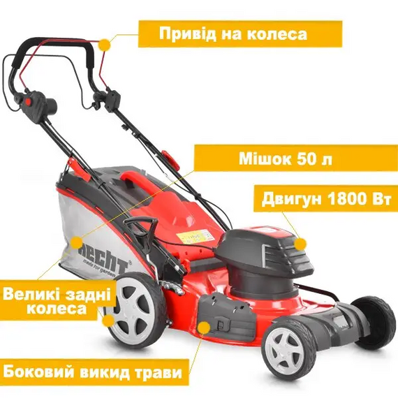 Газонокосарка HECHT 1802S електрична | Зображення 2
