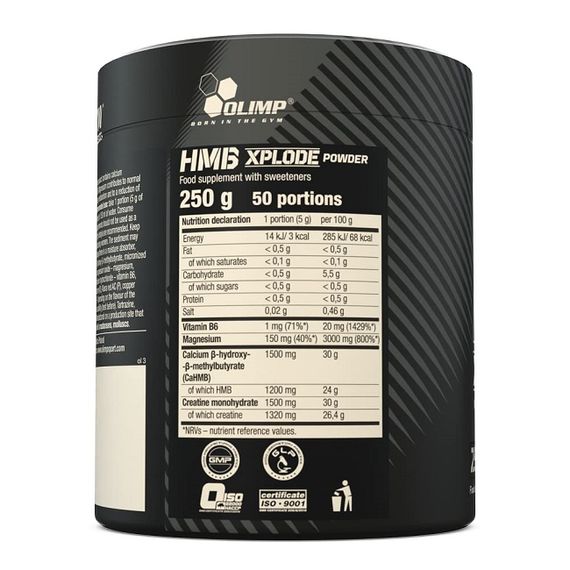 Аминокомплекс для спорта Olimp Nutrition HMB Xplode 250 g /50 servings/ Pineapple | Зображення 1