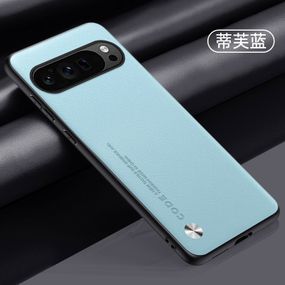 Google Pixel 6 Pro чохол Code Leather голубий