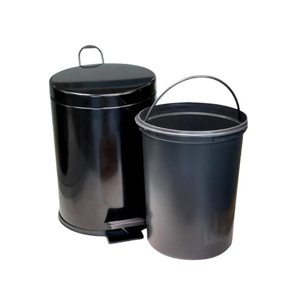 Відро для сміття з педаллю Mertinox 12 л чорне 4501.2435S.430.05 | Зображення 1