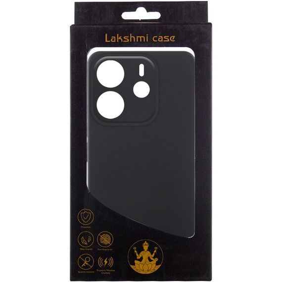 Чохол Silicone Cover Lakshmi Full Camera (AAA) для Xiaomi Redmi Note 14 4G (Int. version) Чорний / Black | Зображення 1