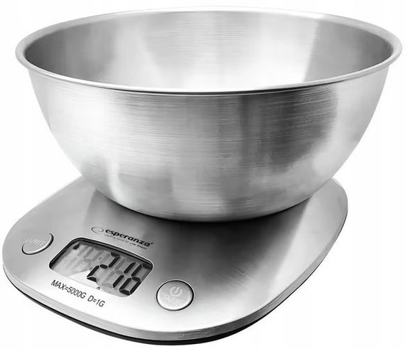 Ваги кухонні електронні Esperanza EKS008 Lychee до 5 кг зі знімною чашею з нержавіючої сталі