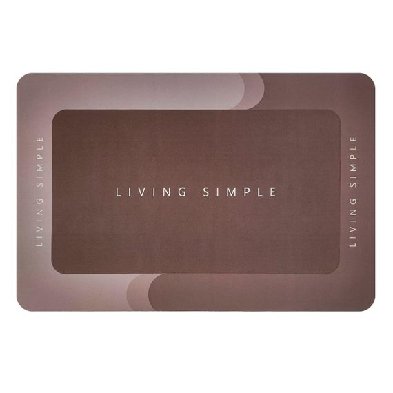 Вологопоглинаючий килимок сірий "Living Simple" 40*60CM*3MM (D) SW-00001572 | Зображення 2