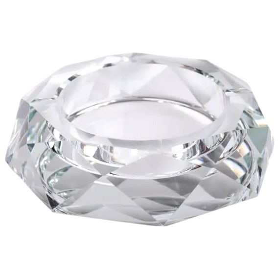 Декоративная пепельница для сигарет 14.5×4 см стеклянная пепельница настольная HP-4-129