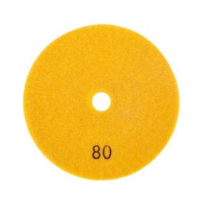 Коло алмазне шліфувальне гнучкий на липучці 125 мм P80. INTERTOOL BT-0926