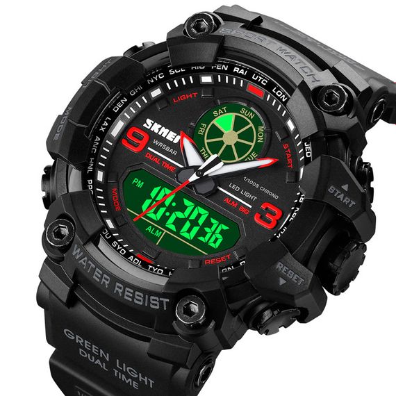 Skmei 1818 Black-Red. SALE | Зображення 1