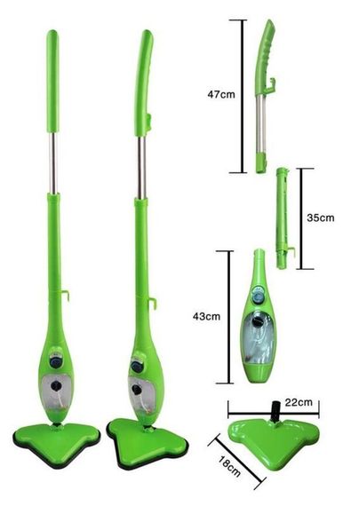 Паровая швабра с функцией пароочистителя, подвижное соединение  XPRO CleanerX5 MOP 5 в 1