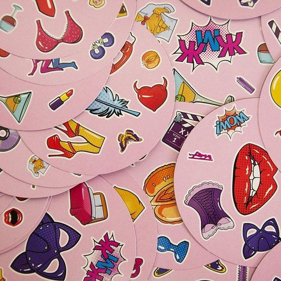 Настольная игра Крок до чпоку (доббль 18+) | Зображення 1