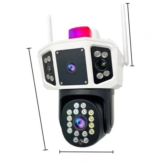 Вулична WiFi камера 4Мп з двома об'єктивами XPRO YC101 (234574568_1345) | Зображення 7