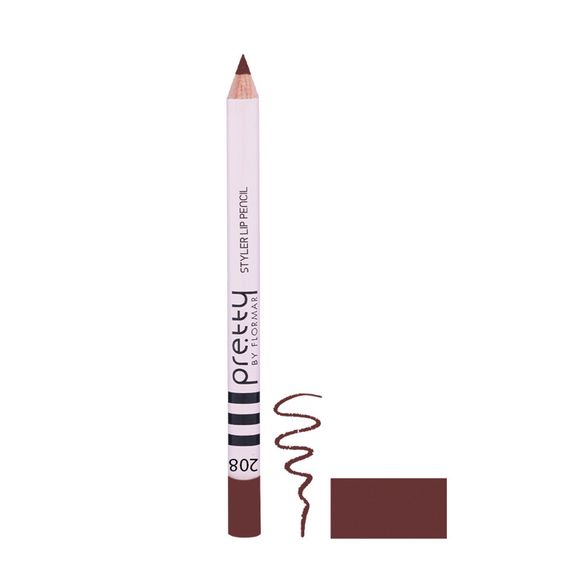 Контурный карандаш для губ Pretty By Flormar 208, Sweet Cherry