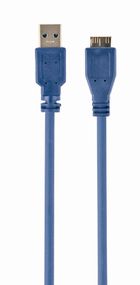 Кабель Cablexpert CCP-mUSB3-AMBM-0.5M, USB 3.0 A-тато/Micro B-тато, 0.5 м.